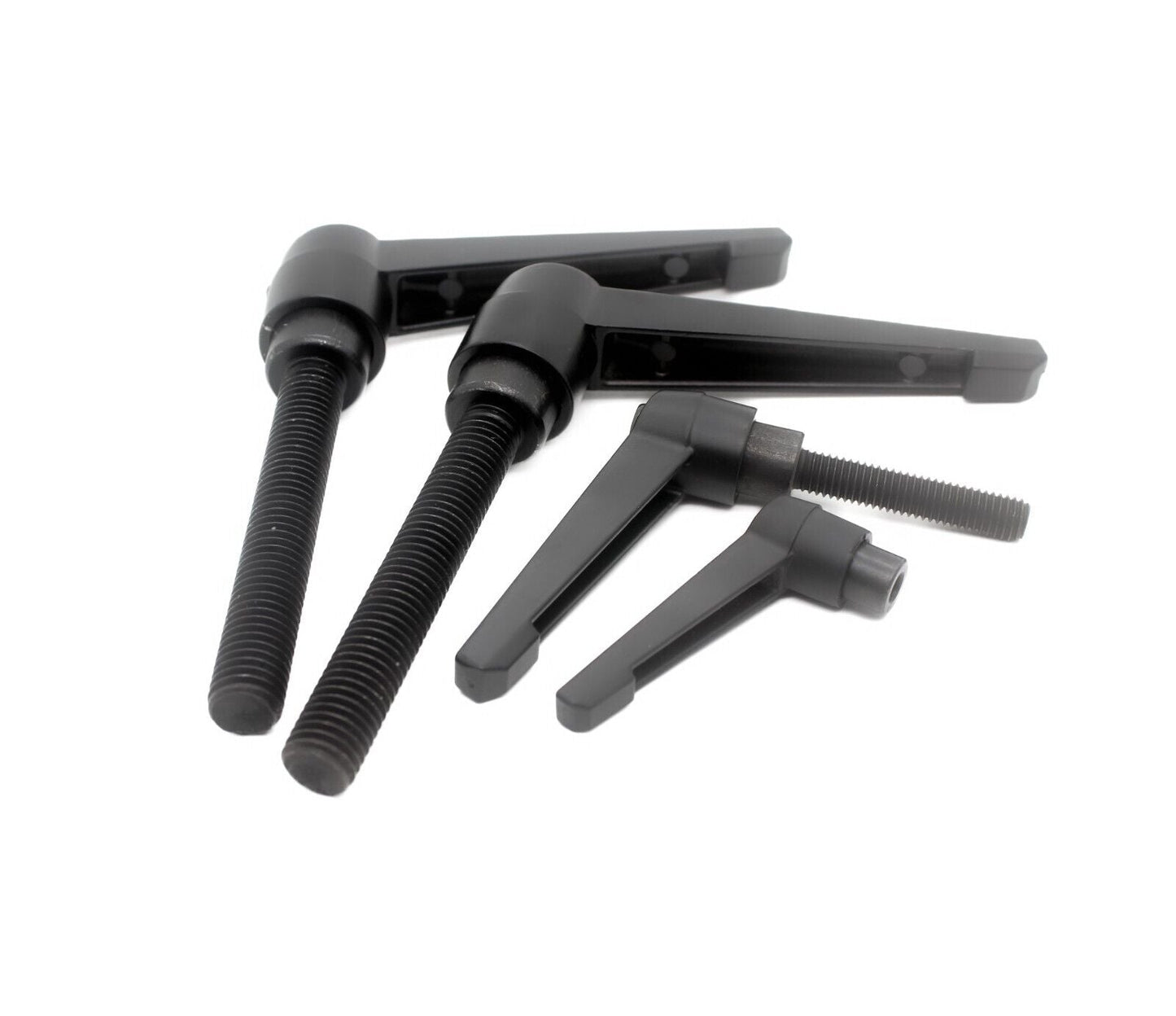 Machine Handle Adjustable Clamping Lever | M4-M16 | 25-70mm | Black