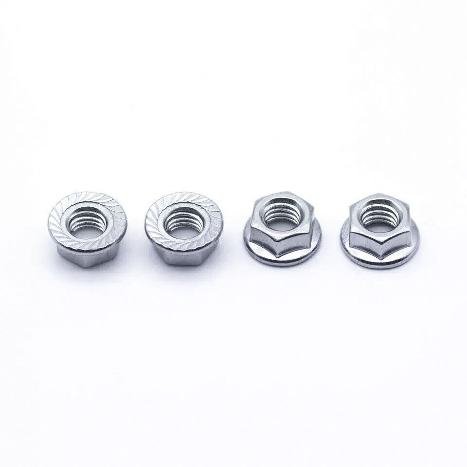 Serated Flanged Nuts M4-M8