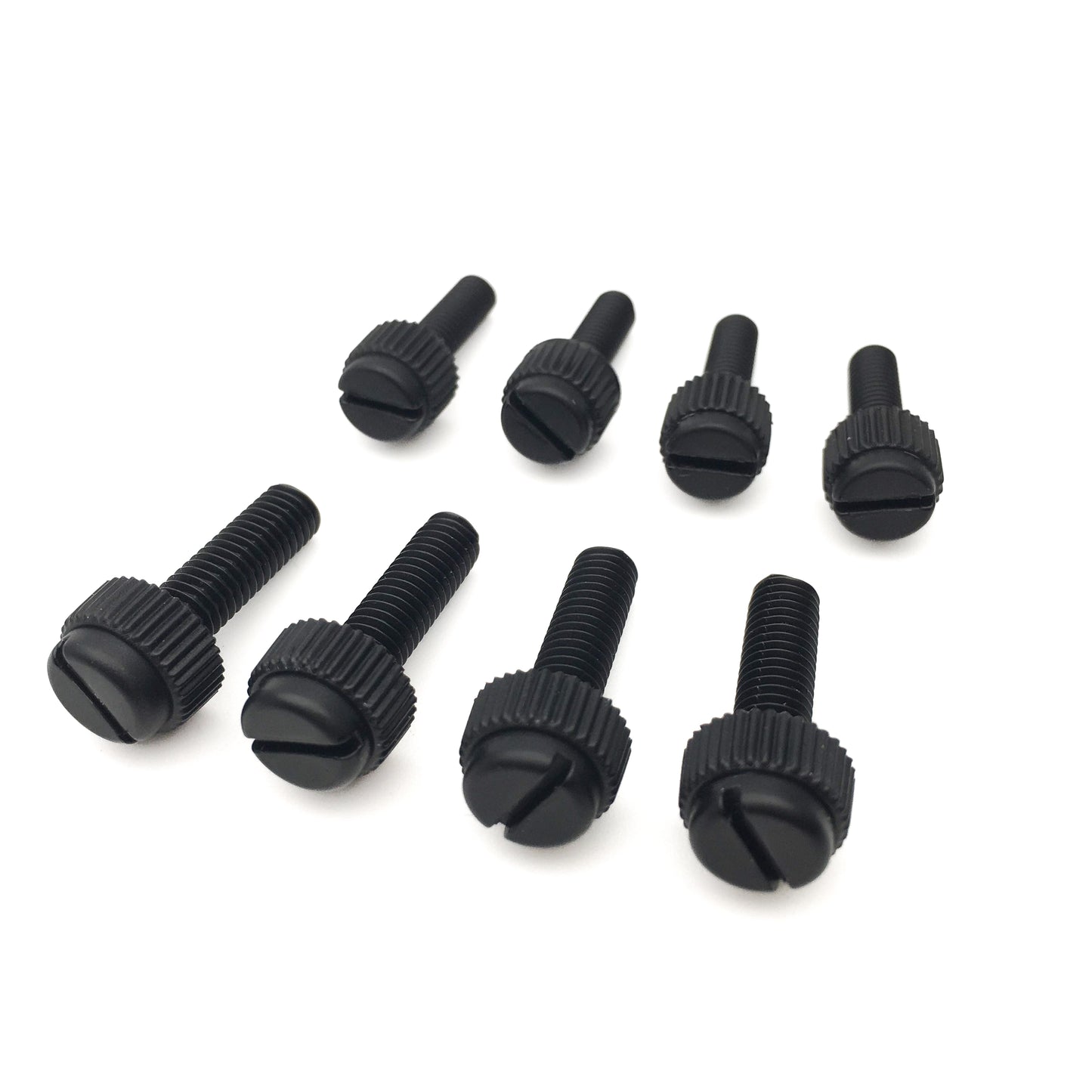 Black Nylon Knurled Thumb Screws