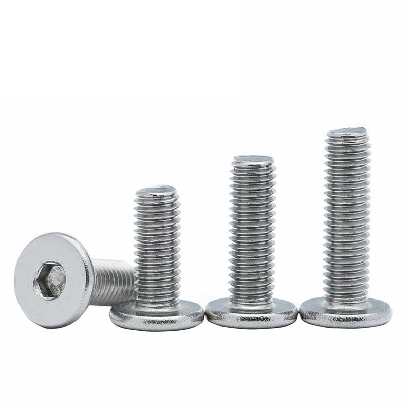 Low Profile Thin Head Stainless Steel Bolts Hex head