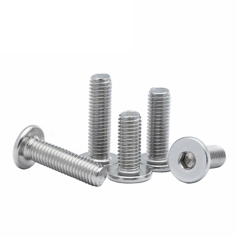 Low Profile Thin Head Stainless Steel Bolts Hex head