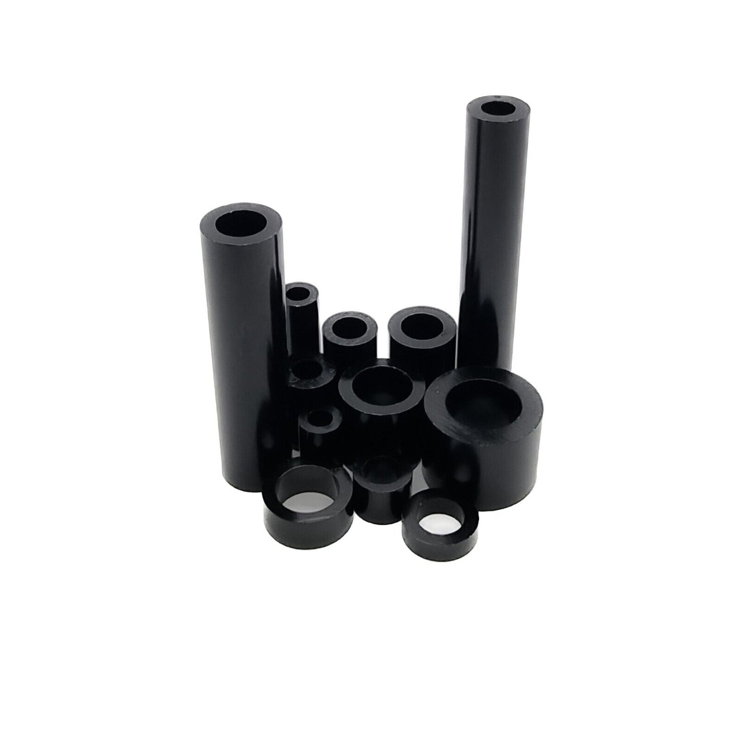 Black Anodised Aluminium Standoff Spacers | M4 5-50mm