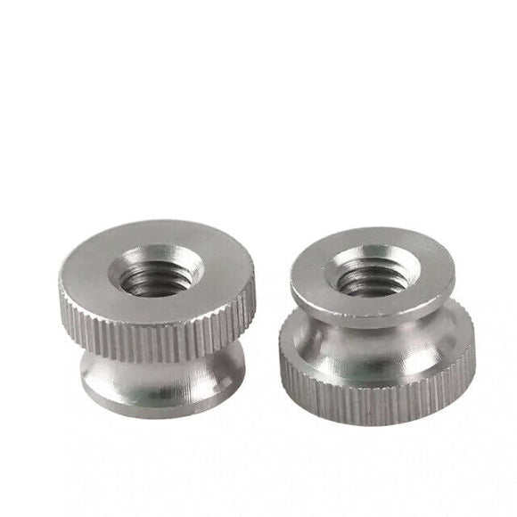 Steel Knurled Step Thumb Nut M5 Nickel OG Secure