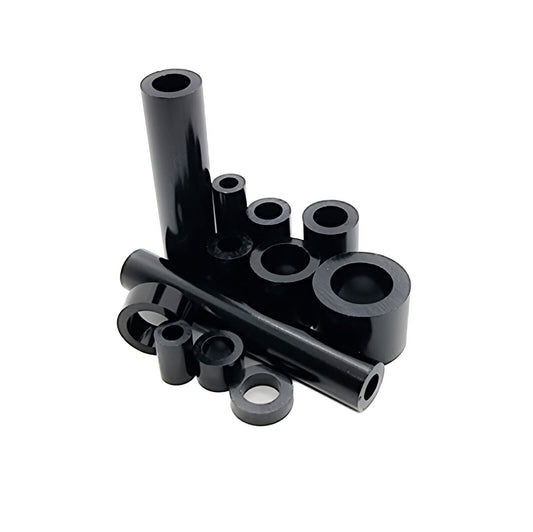 Black Anodised Aluminium Standoff Spacers | M6 5-50mm