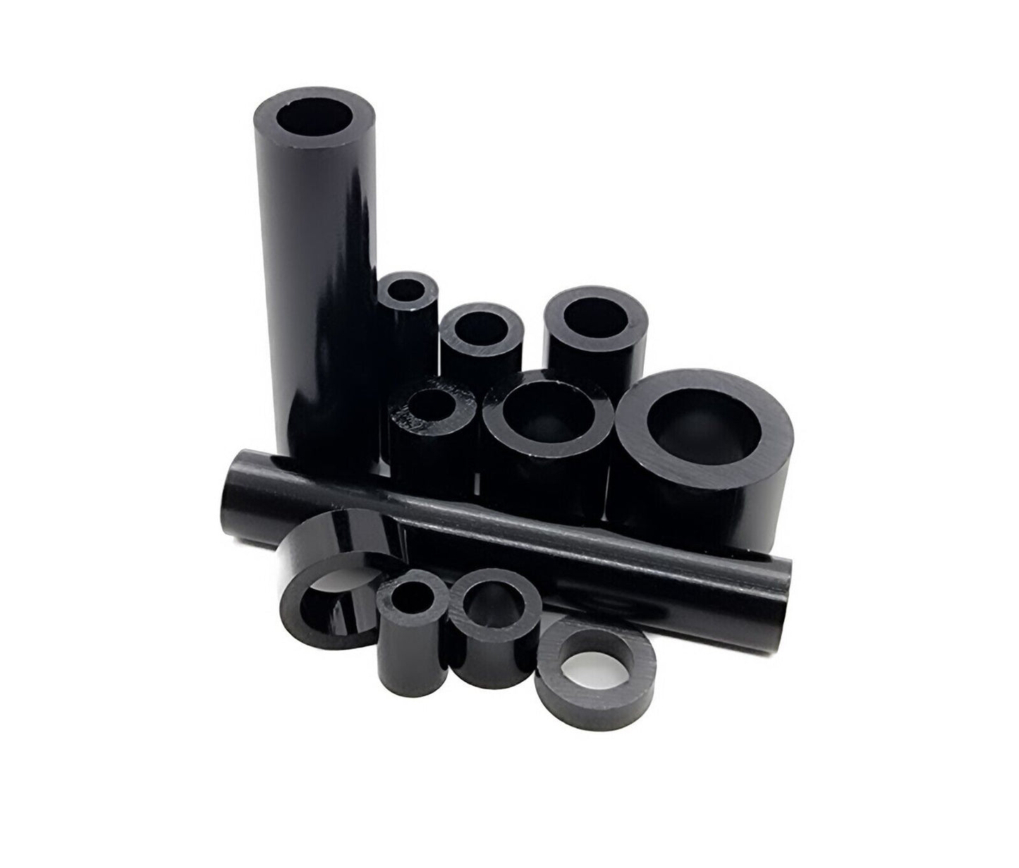 Black Anodised Aluminium Standoff Spacers | M5 5-50mm