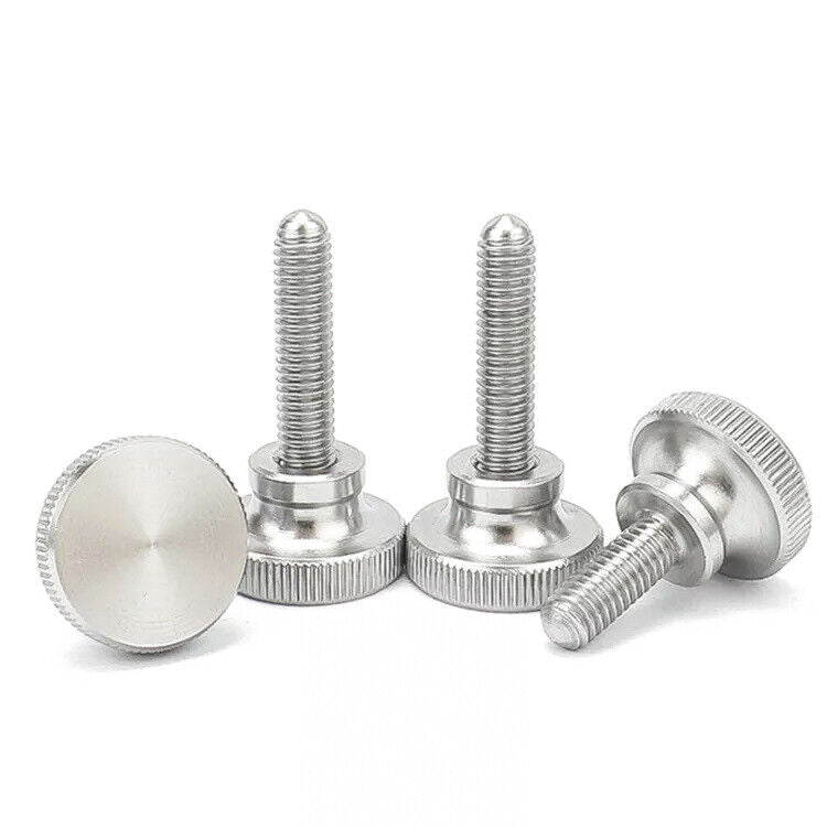 Steel Knurled Step Thumb Screw M3 6mm to 30mm - Nickel