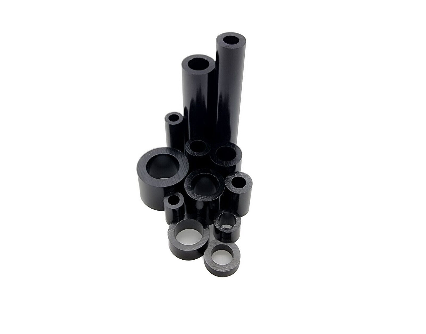 Black Anodised Aluminium Standoff Spacers | M5 5-50mm