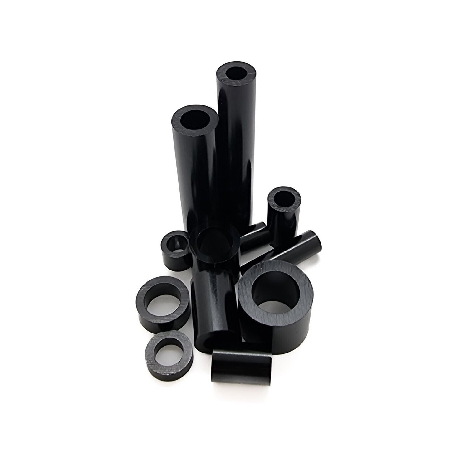 Black Anodised Aluminium Standoff Spacers | M4 5-50mm