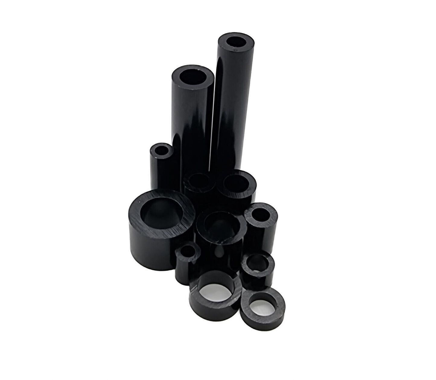 Black Anodised Aluminium Standoff Spacers | M6 5-50mm