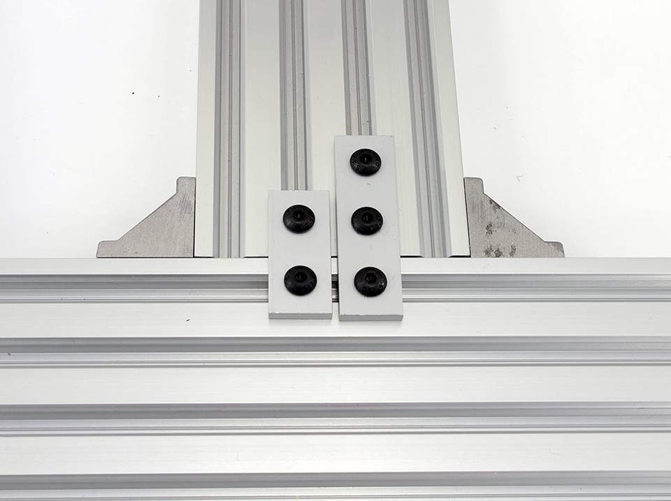 2 & 3 Hole End Plate - Joining Brackets Aluminium Extrusion Profile | End Plate