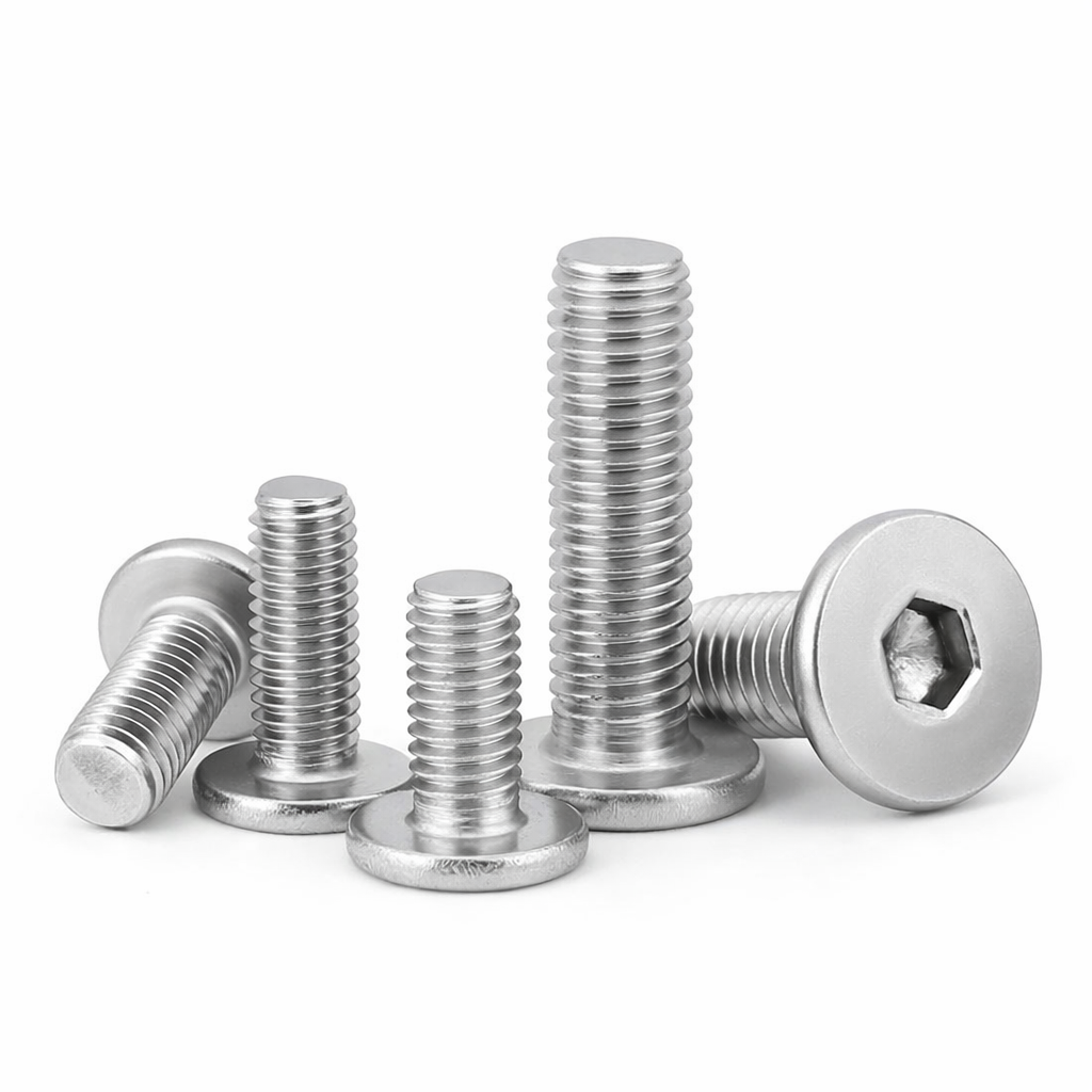 Low Profile Thin Head Stainless Steel Bolts Hex head