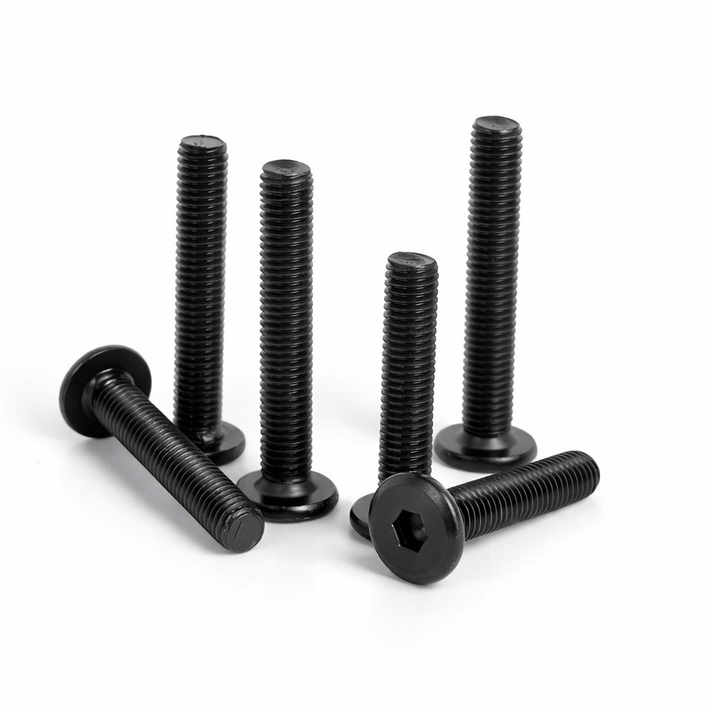 Low Profile Thin Head Black Oxide Bolts Hex head - M5 – OG Secure