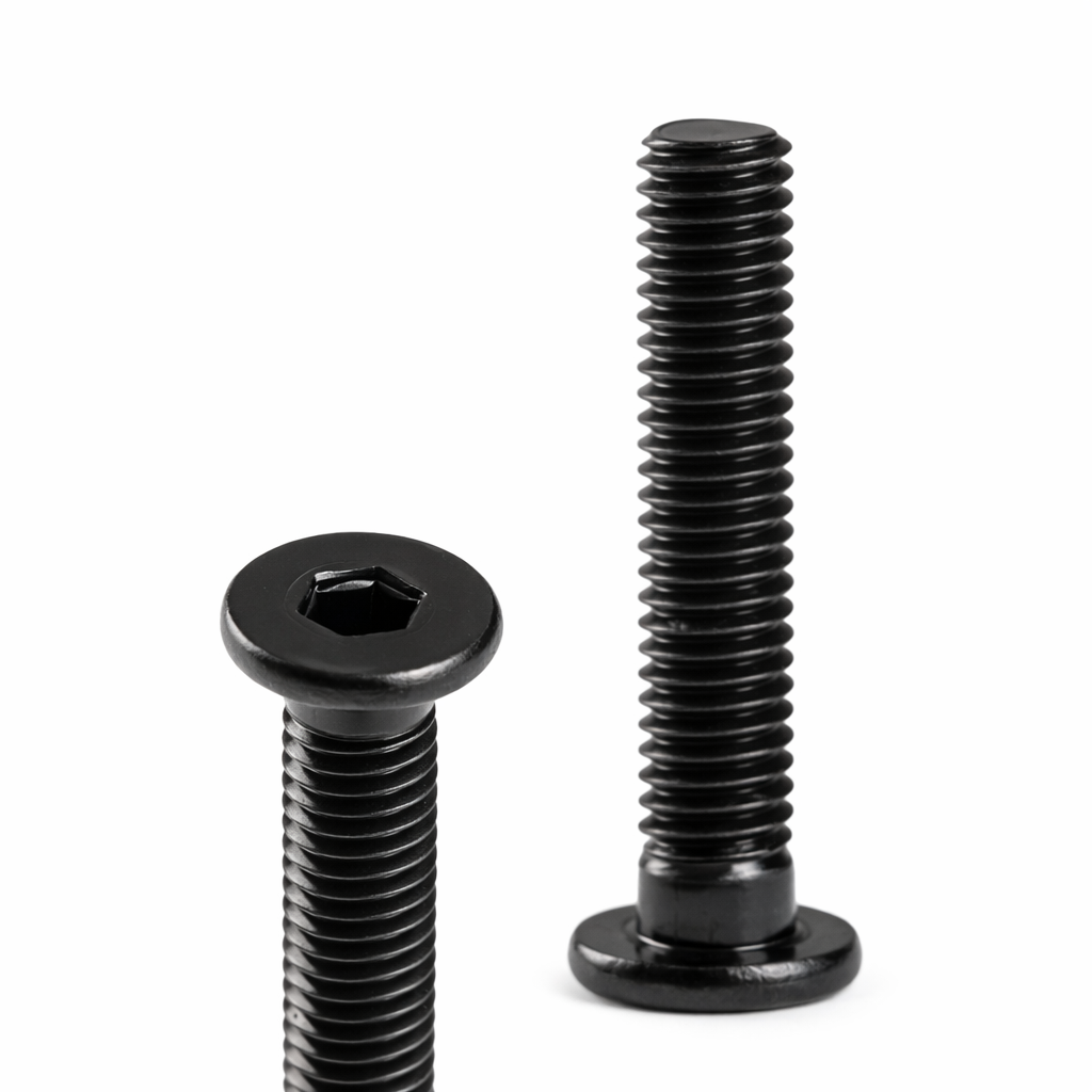 Low Profile Thin Head Black Oxide Bolts Hex head - M5