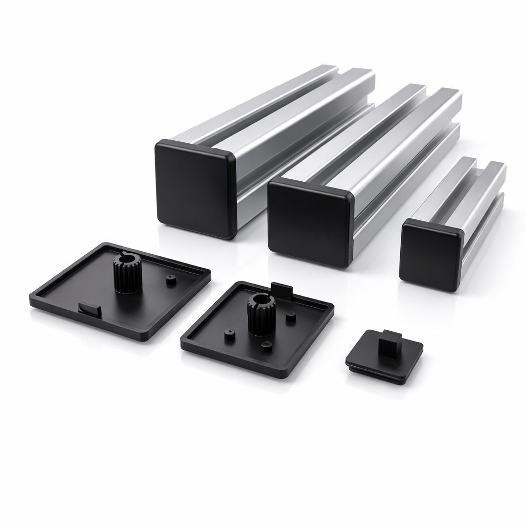 Aluminium Extrusion Profile End Caps