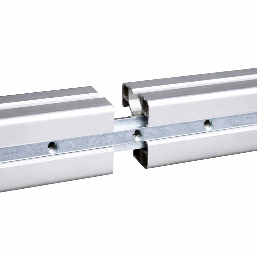 180 Degree Aluminium Extrusion Profile Straight Joint | Inside Connector T-Slot