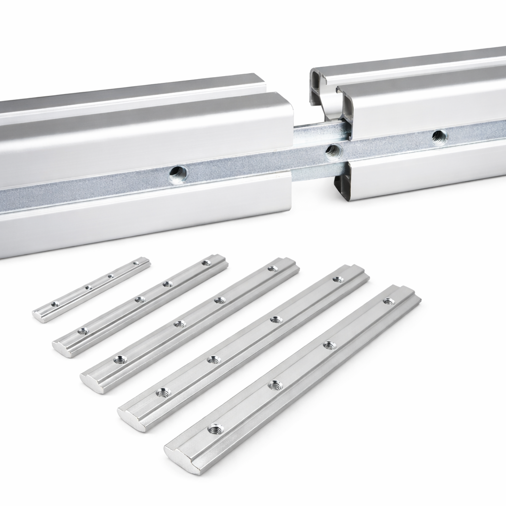 180 Degree Aluminium Extrusion Profile Straight Joint | Inside Connector T-Slot