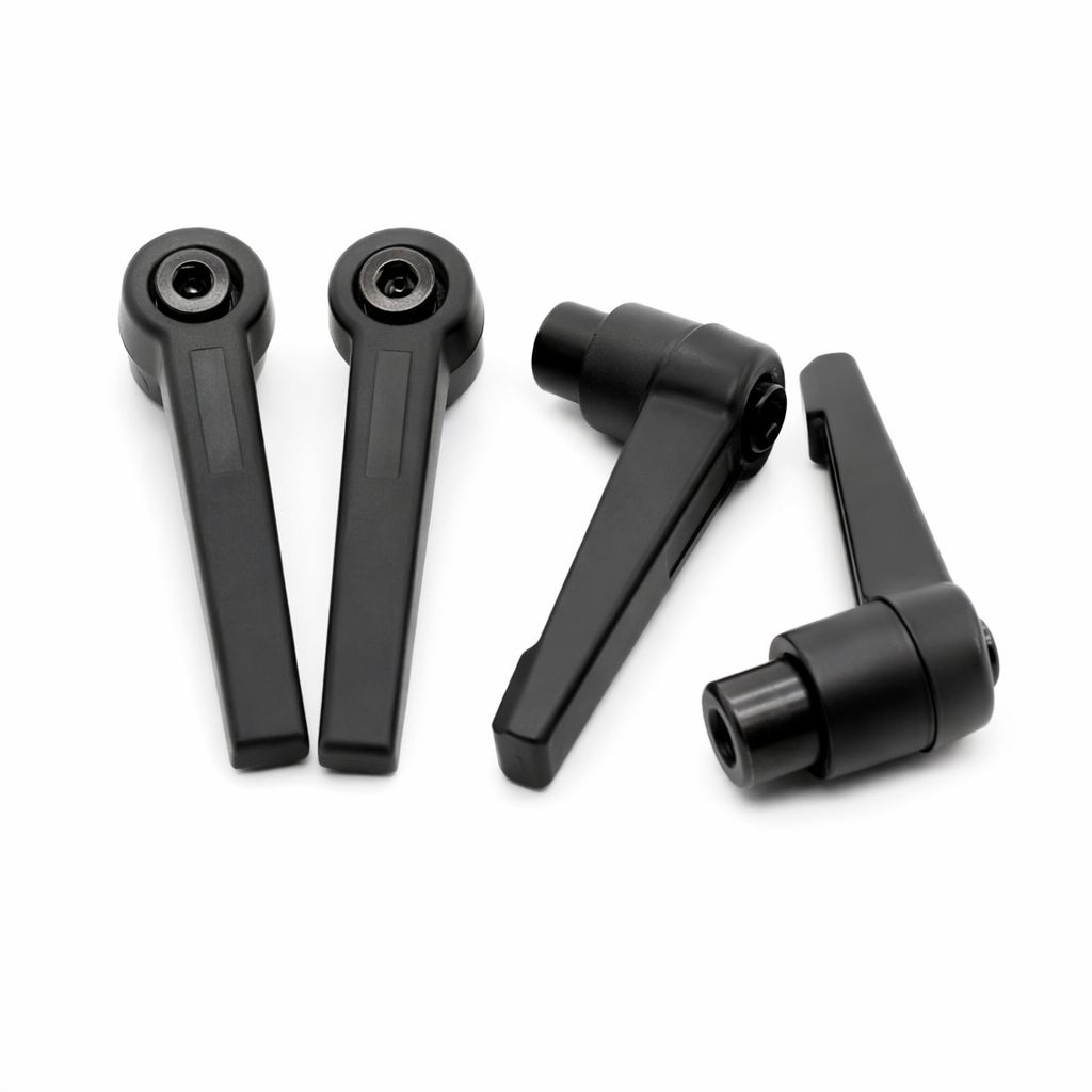 Machine Handle Adjustable Clamping Lever - Black - Female