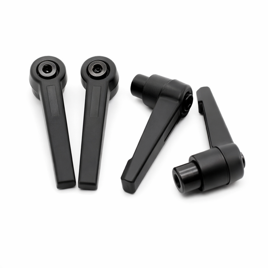 Machine Handle Adjustable Clamping Lever - Black - Female