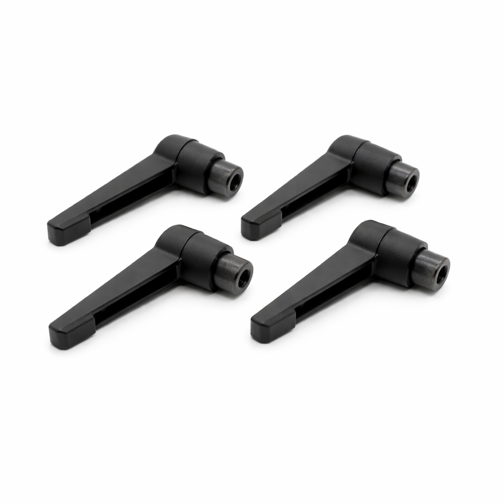 Machine Handle Adjustable Clamping Lever - Black - Female