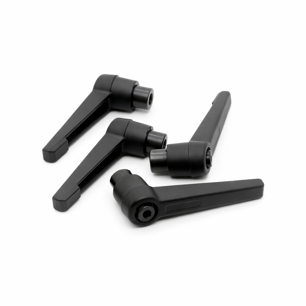 Machine Handle Adjustable Clamping Lever - Black - Female