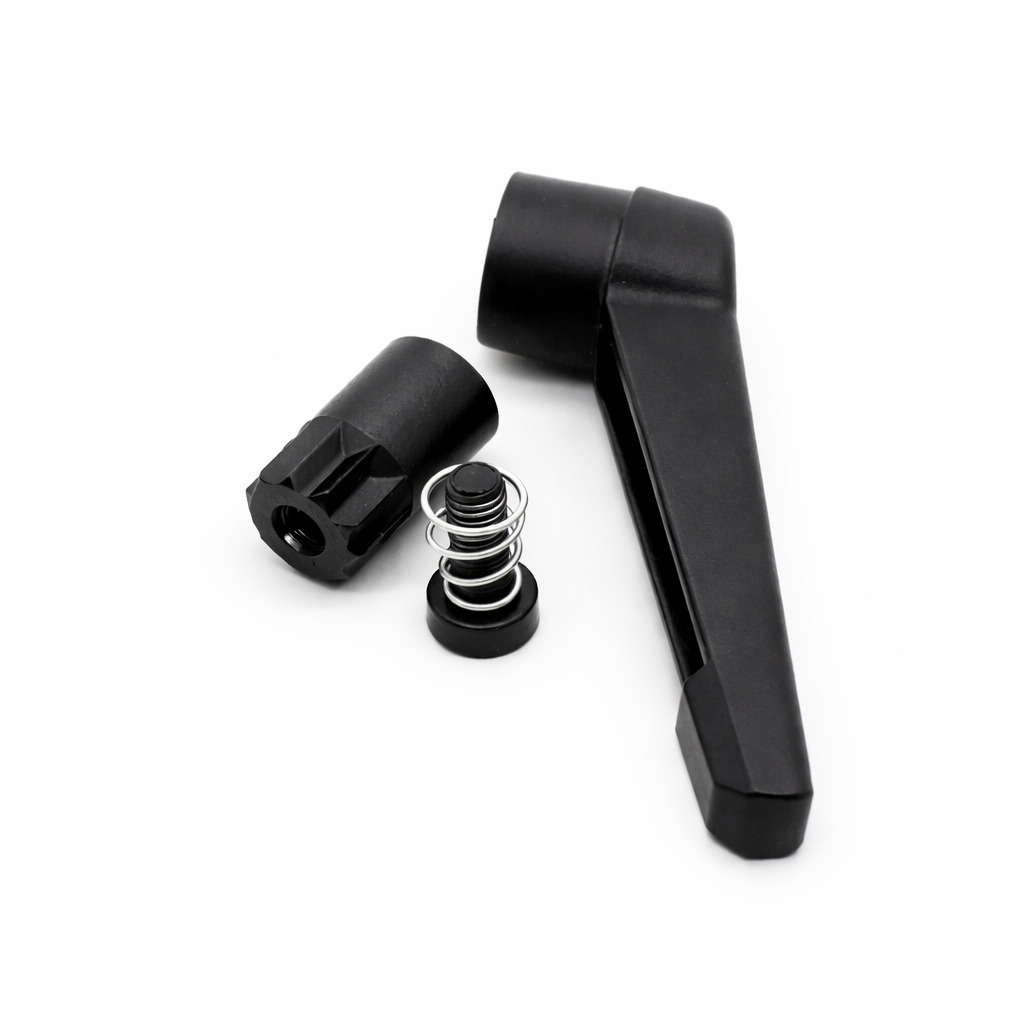 Machine Handle Adjustable Clamping Lever - Black - Female