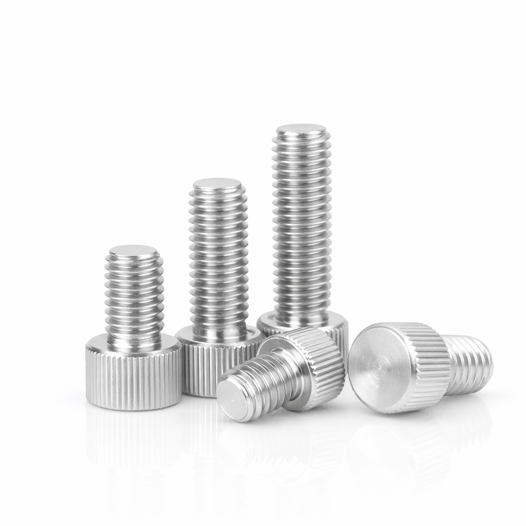 Small Head Steel Knurled Thumb Screw