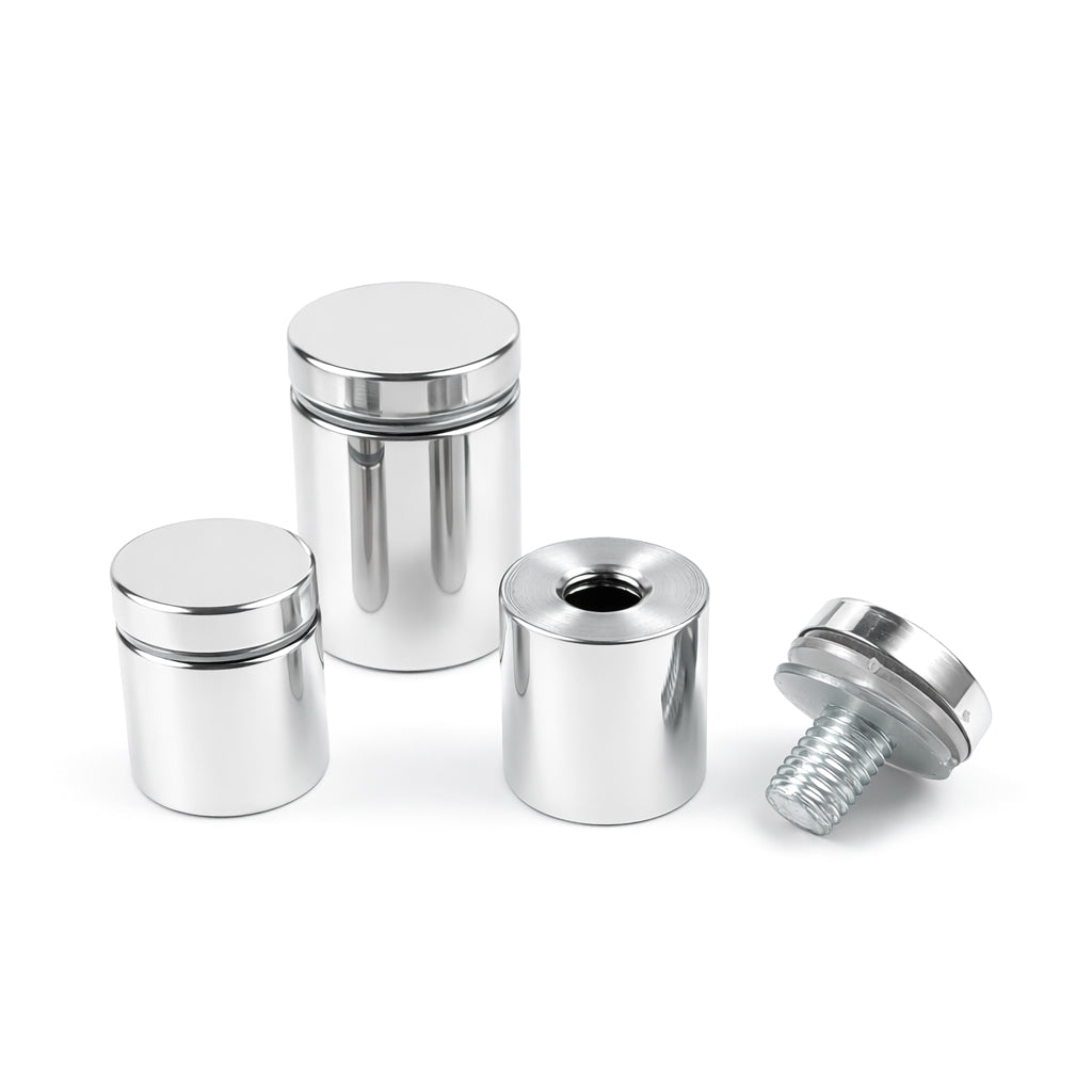Chrome - Stainless Steel Standoff Fixings | Bolts | Mount | Stand Off