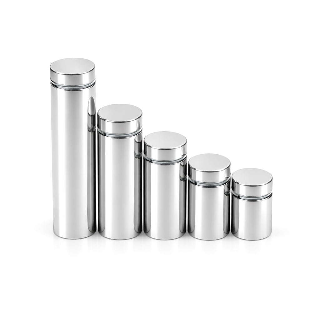 Chrome - Stainless Steel Standoff Fixings | Bolts | Mount | Stand Off