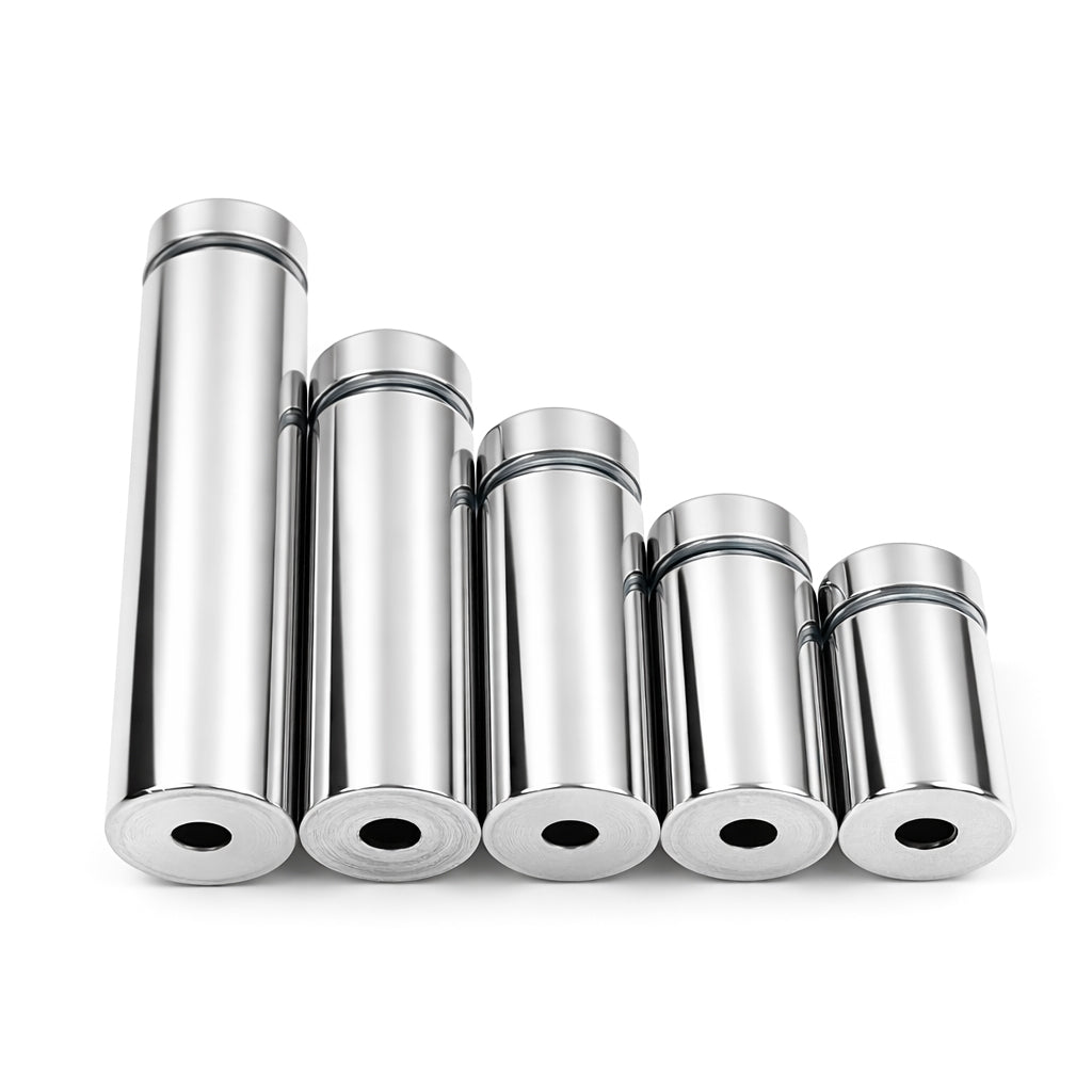 Chrome - Stainless Steel Standoff Fixings | Bolts | Mount | Stand Off
