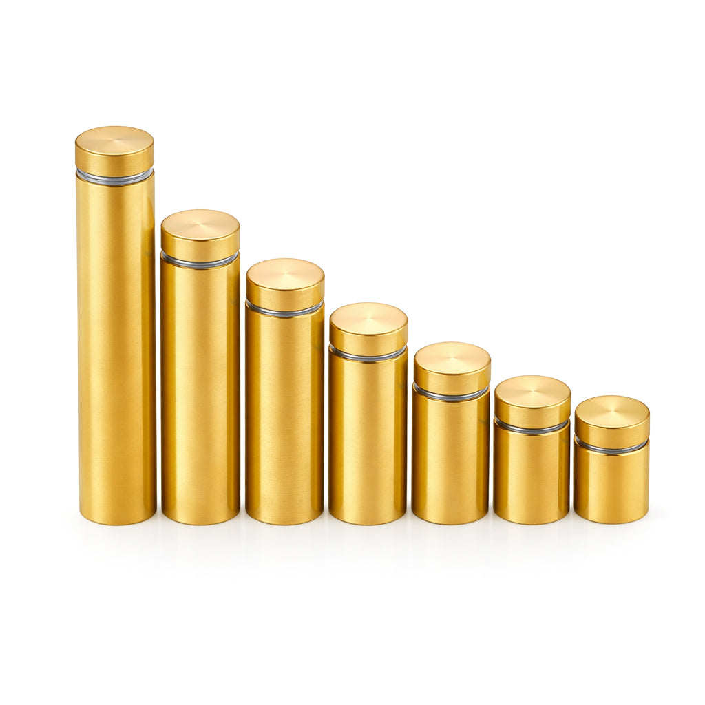Gold - Stainless Steel Standoff Fixings | Bolts | Mount | Stand Off