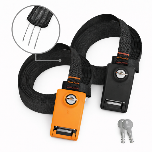 4M Stainless Steel Reinforced Locking Tie Down Strap