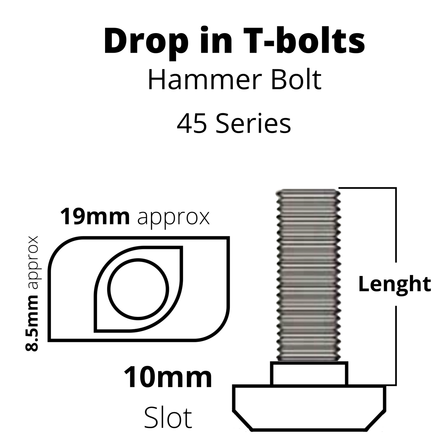 T-Bolt Drop-In/Hammer