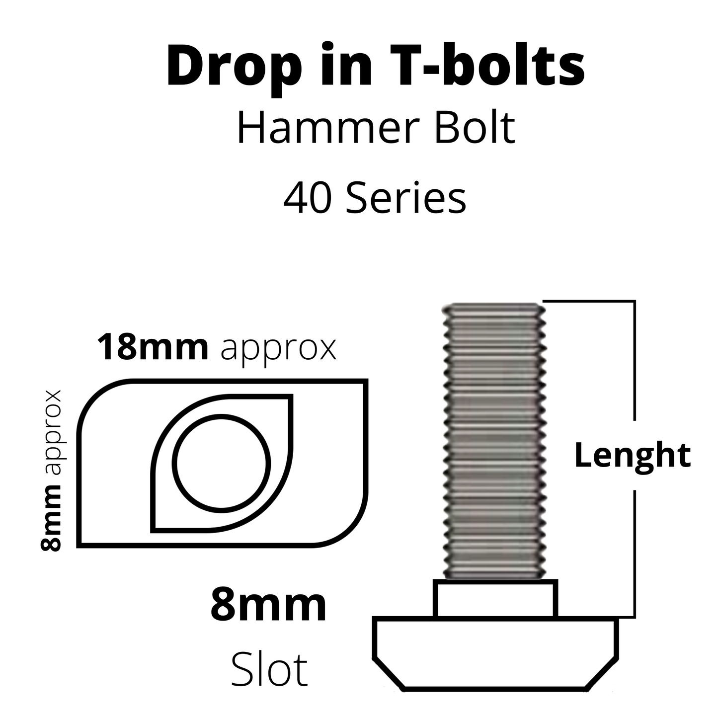 T-Bolt Drop-In/Hammer