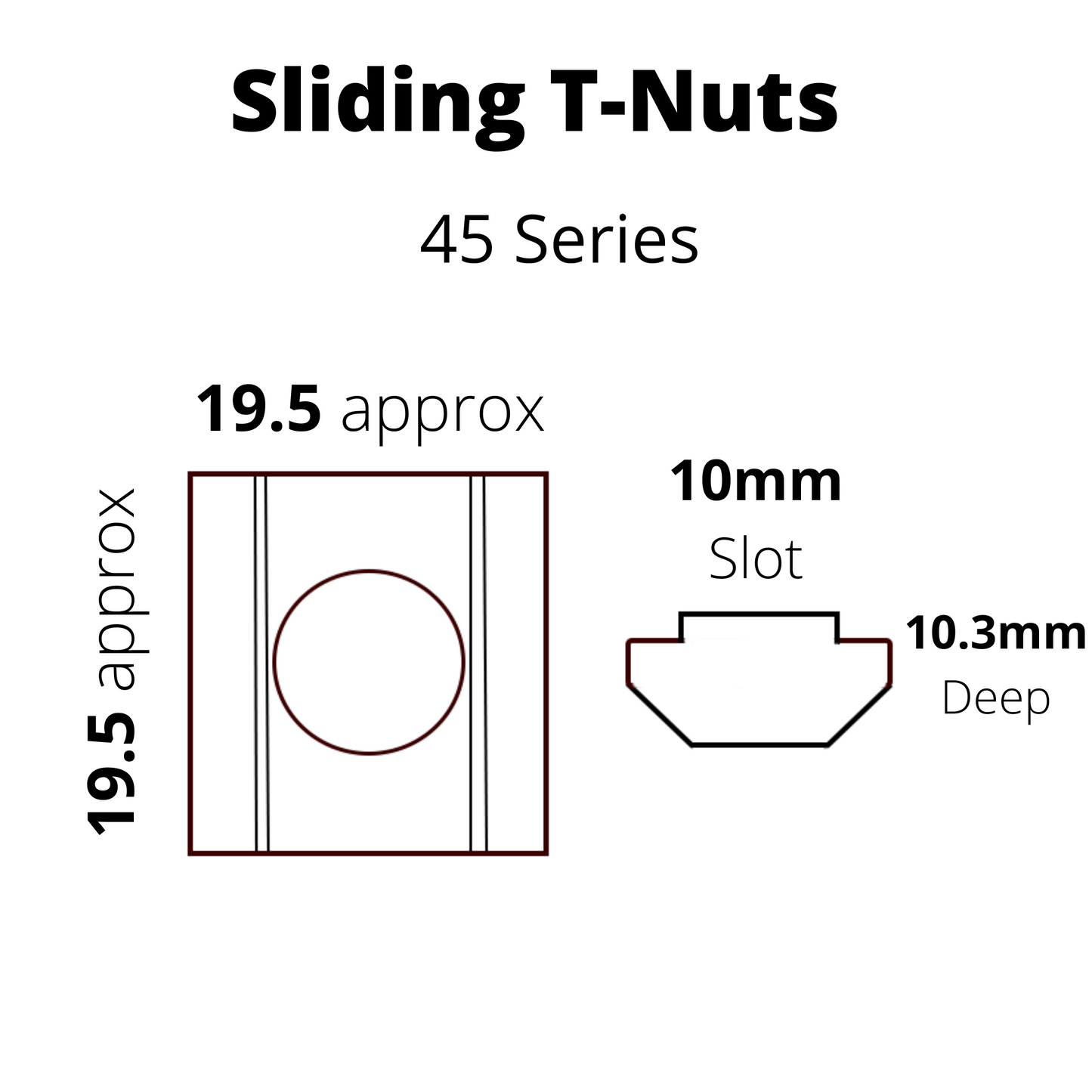 Sliding T-nuts