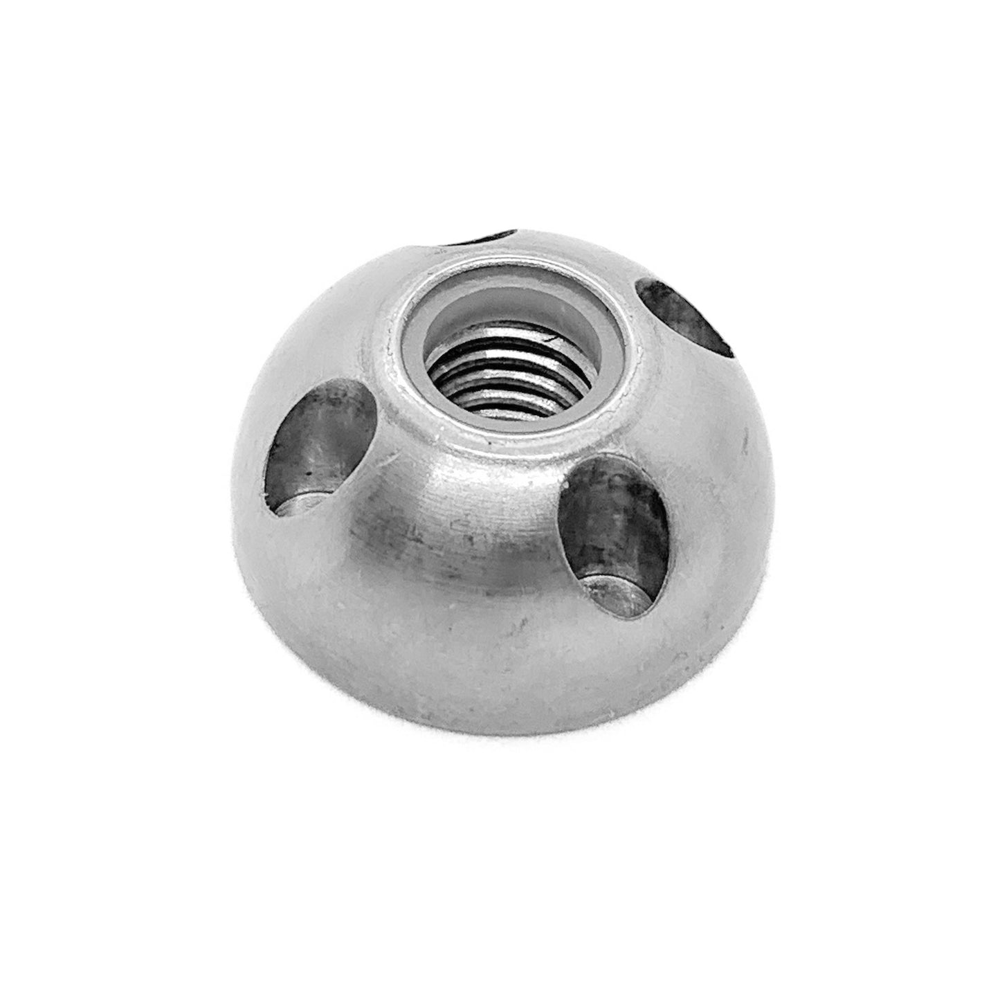 4-Hole Anti-Theft Tamperproof Security Nuts with Nyloc - M8