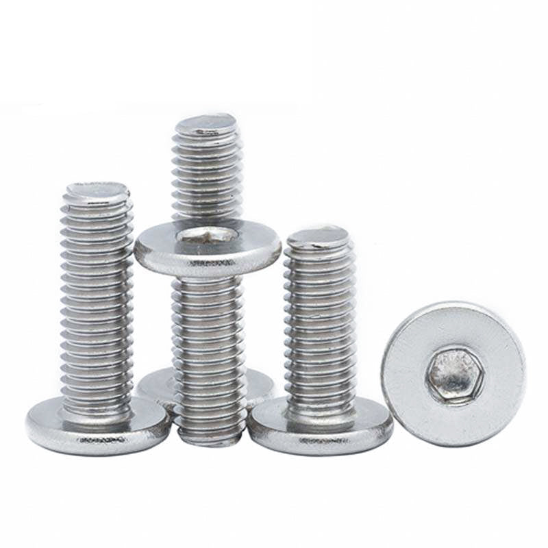 Low Profile Thin Head Stainless Steel Bolts Hex head