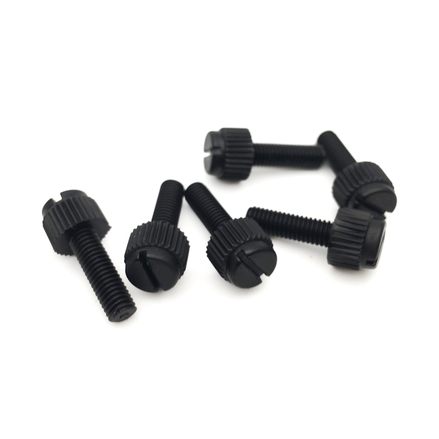 Black Nylon Knurled Thumb Screws M8 12-40mm