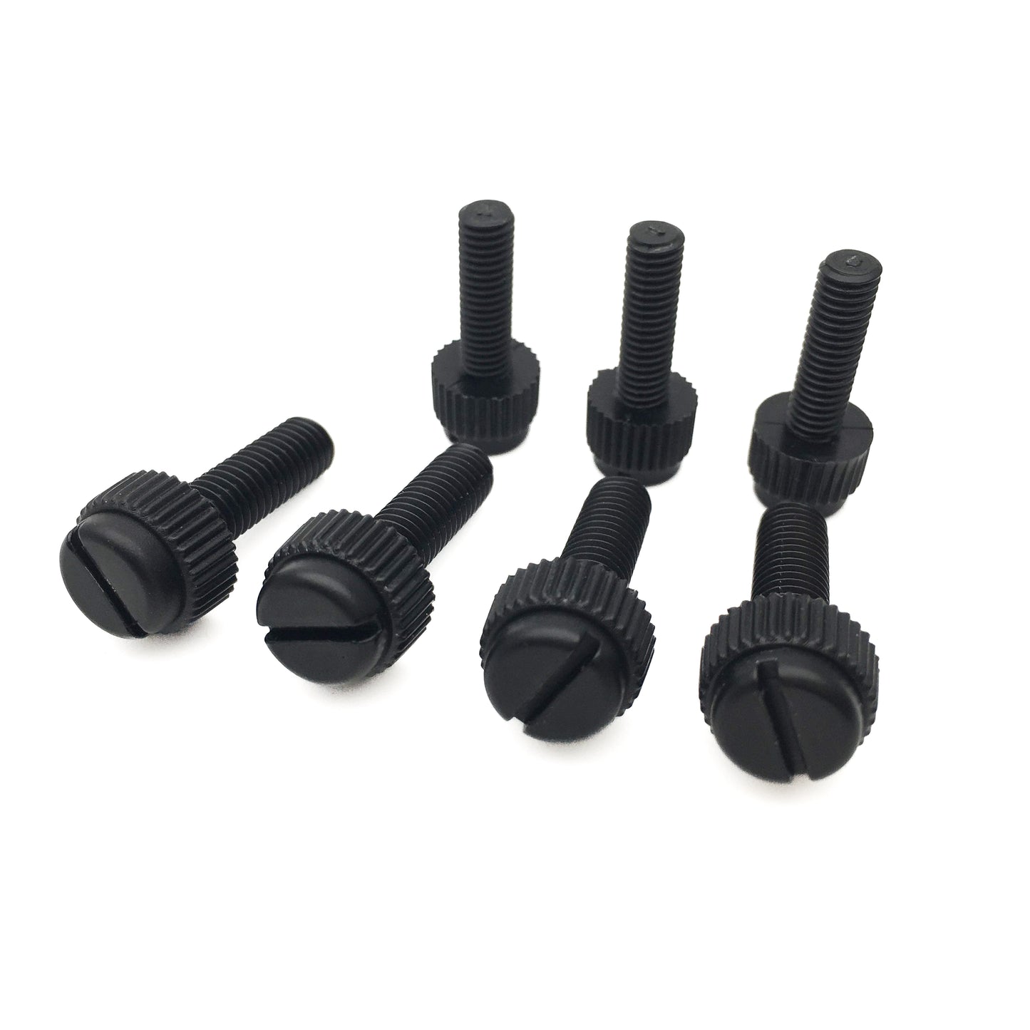 Black Nylon Knurled Thumb Screws M8 12-40mm