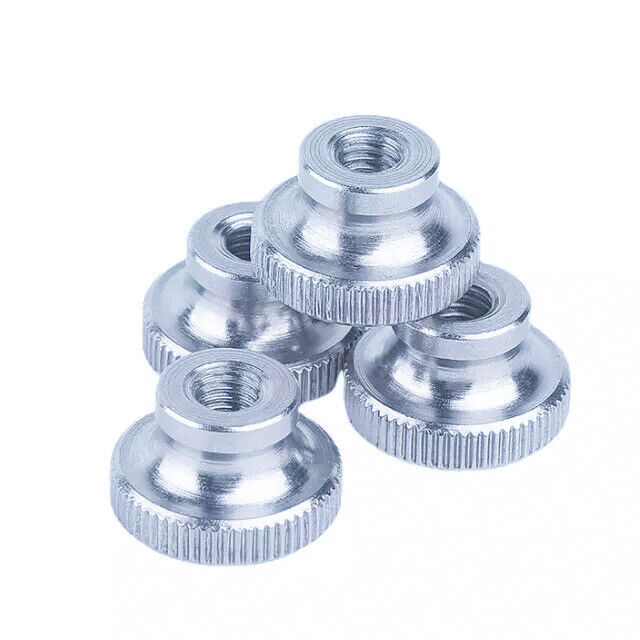 Steel Knurled Step Thumb Screw M6 8mm to 50mm - Zinc