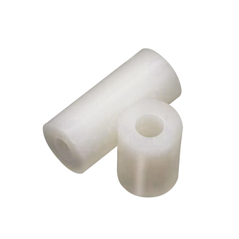 White Nylon Standoff Plastic Spacers Washers M8 5-25mm