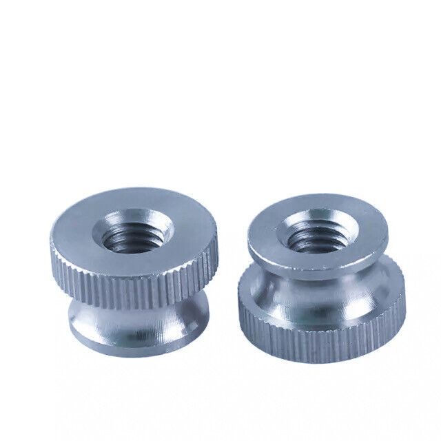 Steel Knurled Step Thumb Nut M5 - Zinc