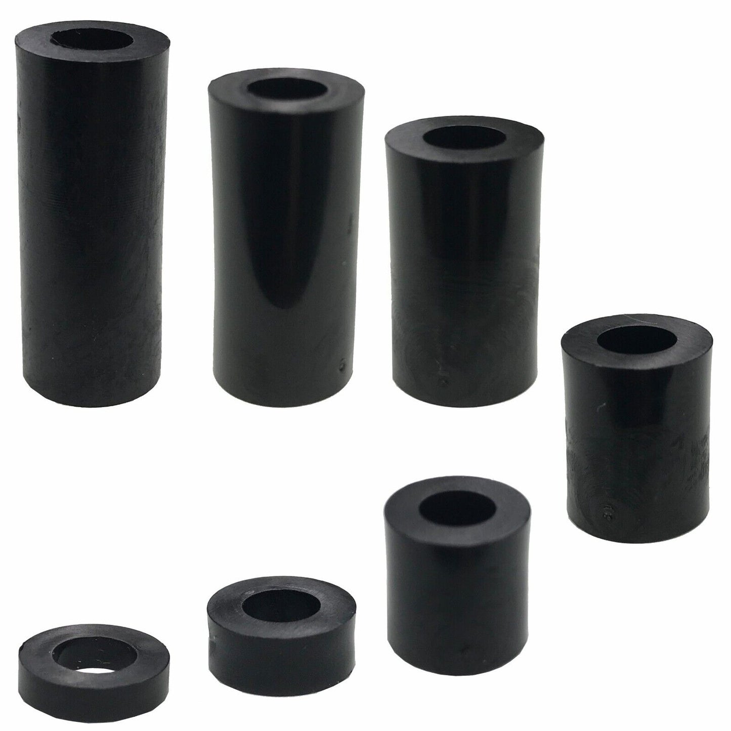 Black Nylon Standoff Plastic Spacers Washers M5 3-25mm