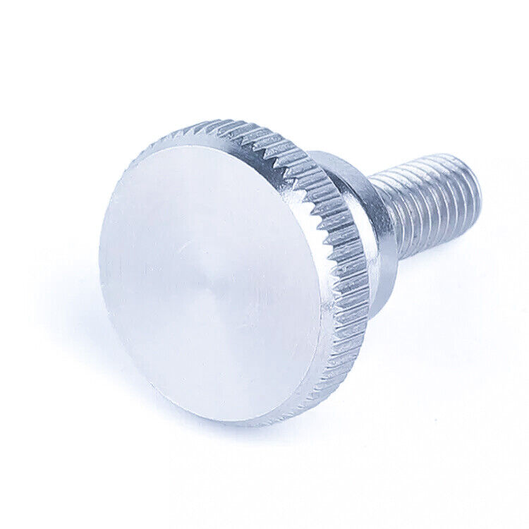 Steel Knurled Step Thumb Screw M4 6mm to 40mm - Zinc