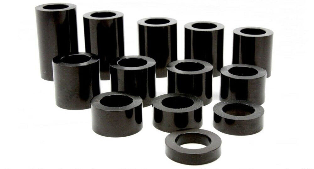 Black Nylon Standoff Plastic Spacers Washers M8 5-25mm