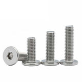 Low Profile Thin Head Stainless Steel Bolts Hex head 6-30mm - M3