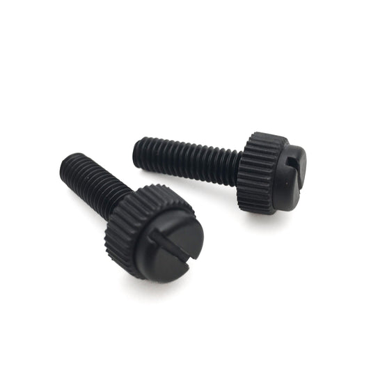 Black Nylon Knurled Thumb Screws M8 12-40mm