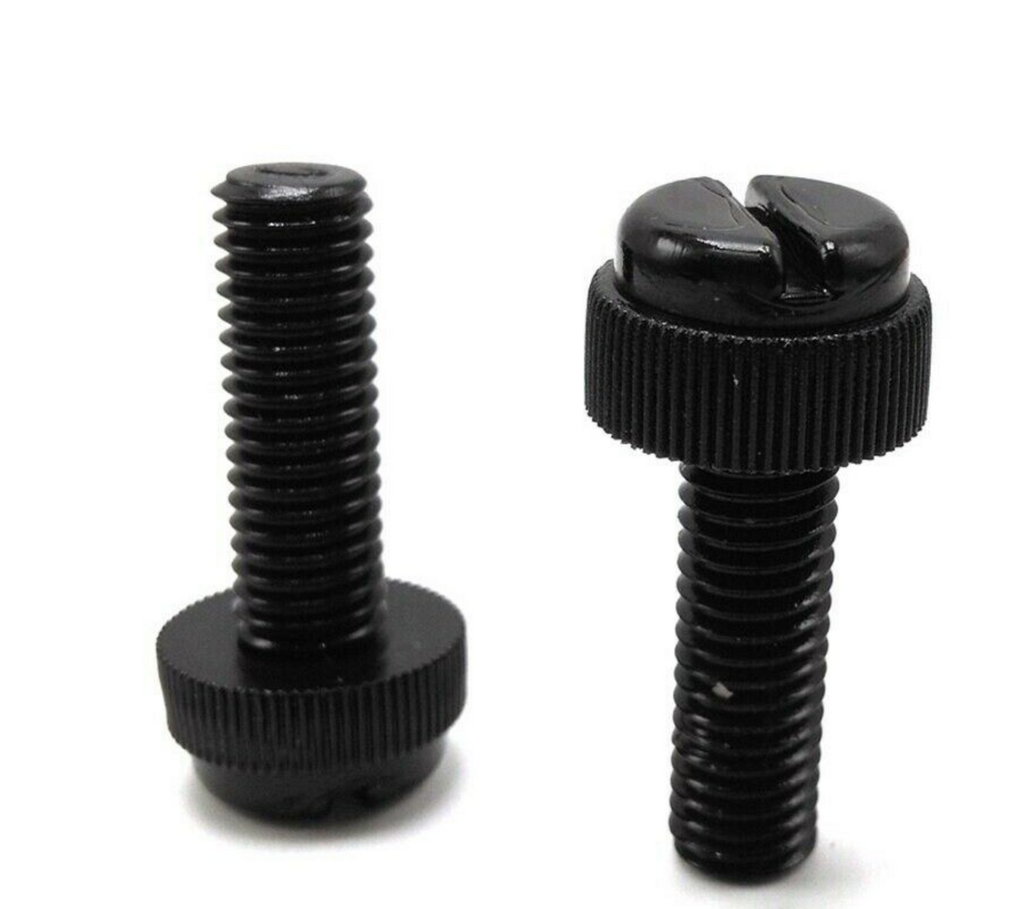 Black Nylon Knurled Thumb Screws M8 12-40mm