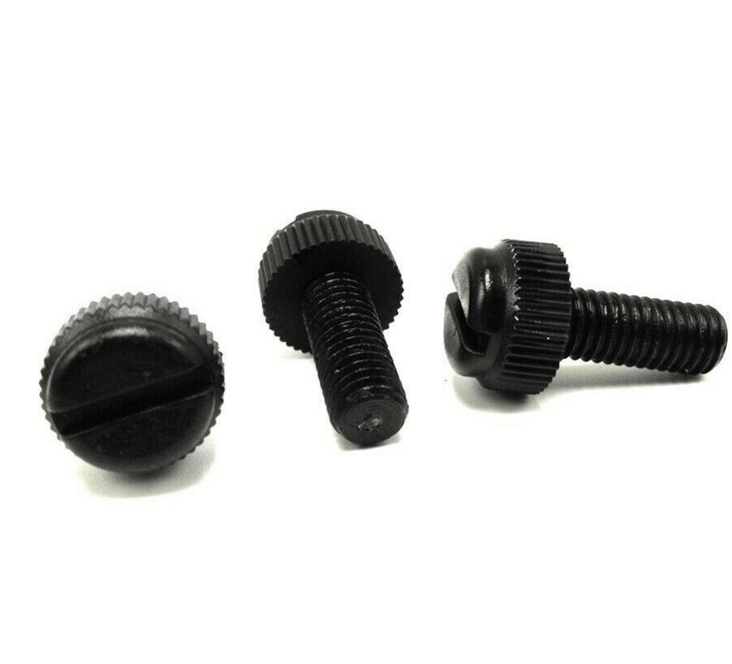 Black Nylon Knurled Thumb Screws M8 12-40mm